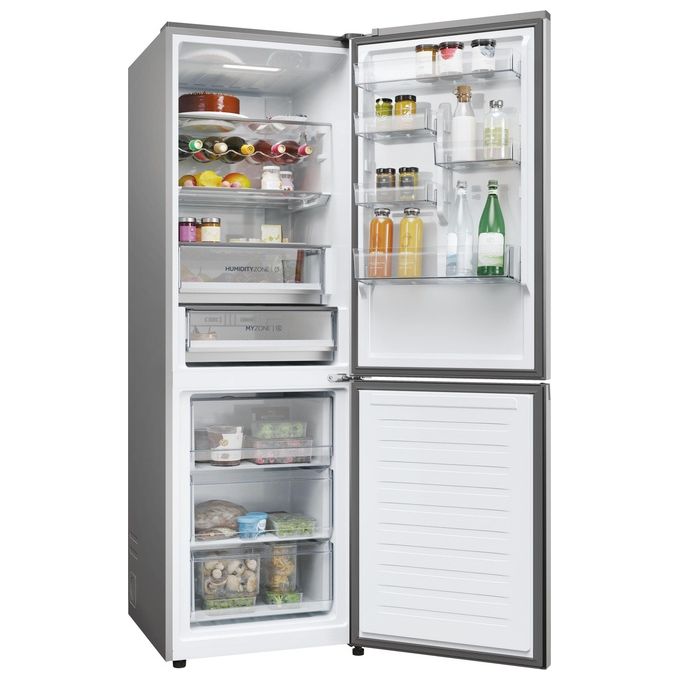 Haier 2D 60 Serie 5 HDPW5618CNPD Frigorifero Combinato Libera Installazione 352 Litri Classe Energetica C Acciaio Inox