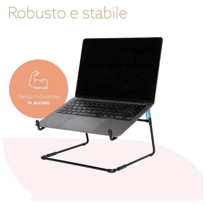 R-Go Tools RGOSC020BL Supporto per Laptop Nero 22