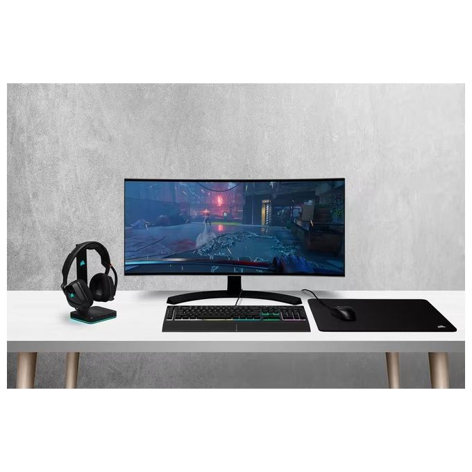 Corsair K55 Pro Tastiera Gaming a Membrana Cablata Led RGB Zone Layout IT