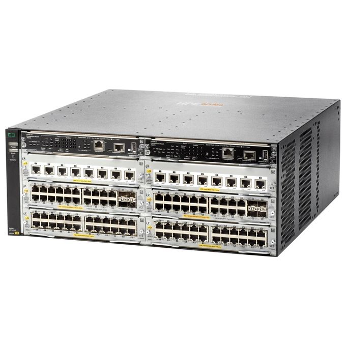 HP Enterprise 5406R Silver 16-Port sfp+ No PSU V3 Zl2 Switch Gestito 16x 1Gigabit - 10Gigabit Sfp+ Montabile su Rack