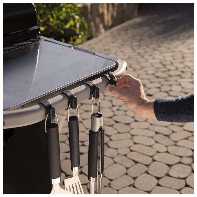 Weber Kit Organize Appendibile per Piastre Premium Slate 76 cm