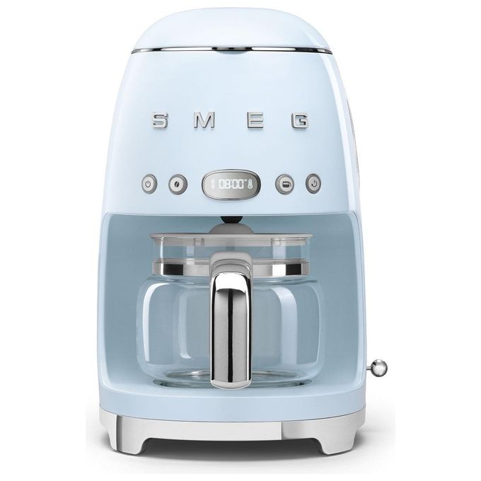 Smeg DCF02PBEU Macchina da Caffe' con Filtro Programmabile 10 Tazze 1050W Azzurro