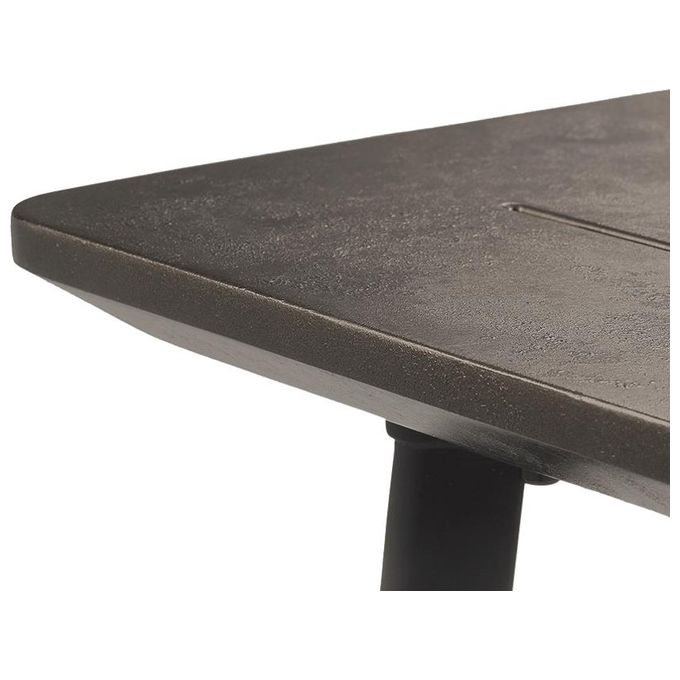Keter Metalea Tavolo Con Finitura Effetto Metallo