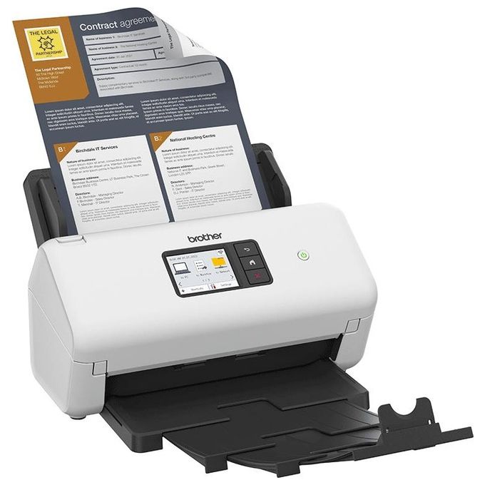 Brother ADS-4500W Scanner ADF 600x600 DPI A4 Nero-Bianco