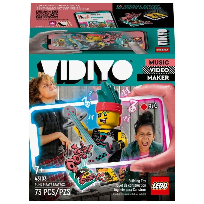 LEGO Vidiyo Punk Pirate BeatBox Creatore Video Musicali con Pirata