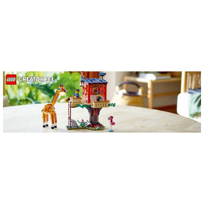LEGO Creator 3 in 1 Casa sull'Albero del Safari