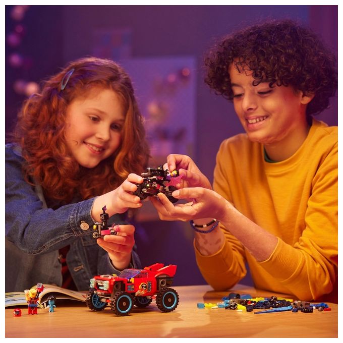 LEGO DREAMZzz 71458 Auto-Coccodrillo, Giocattolo 2in1 da Monster Truck a Macchina-Animale con Jayden e il Cacciatore Notturno