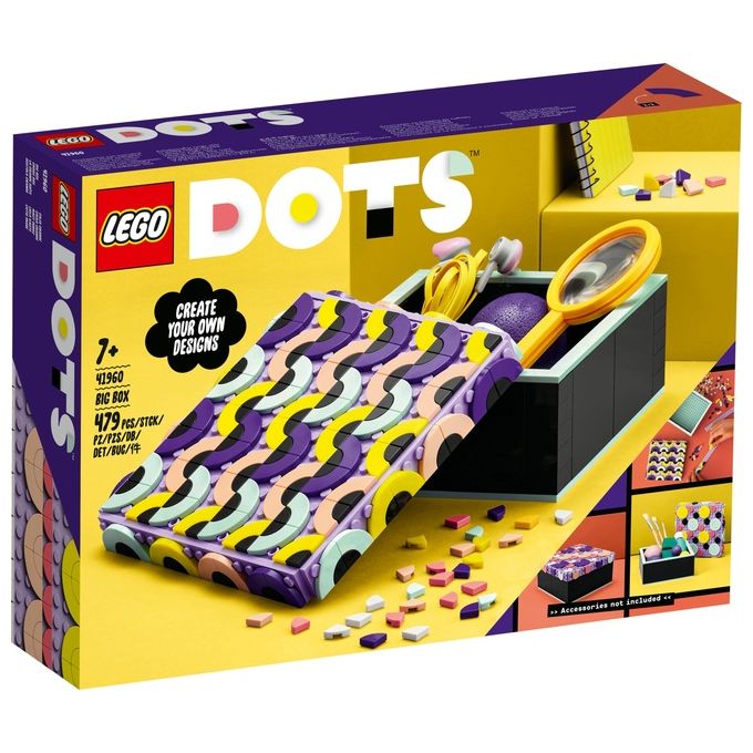 LEGO Dots My Big Box Set Creativo per Realizzare Gioielli e Decorazioni Personalizzate