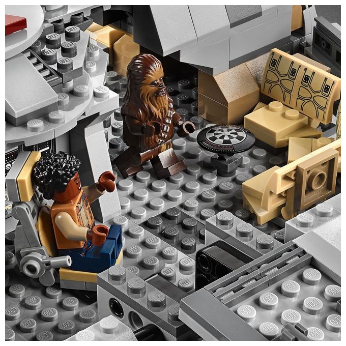 LEGO 75257 Star Wars Millennium Falcon Giocattolo da Costruire con 7 Minifigure e 1353 Pezzi colore Nero