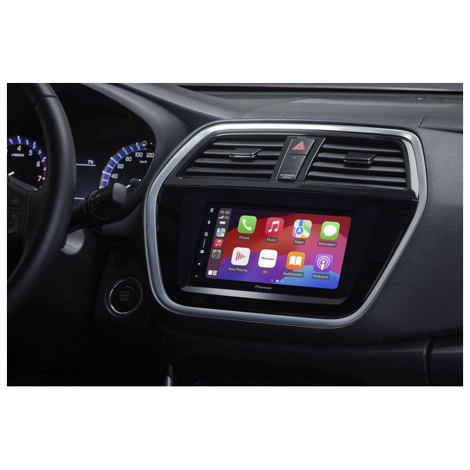 Pioneer SPH-DA77DAB Media center 2DIN pannello touch capacitivo da 6.8'' con Wi-Fi Bluetooth Apple CarPlay Android Auto e DAB equalizzatore grafico a 13 bande