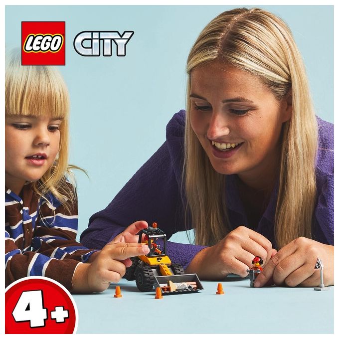 LEGO Veicolo Pala Gommata Gialla Set 60450 per Bambini Linea City Great Vehicles