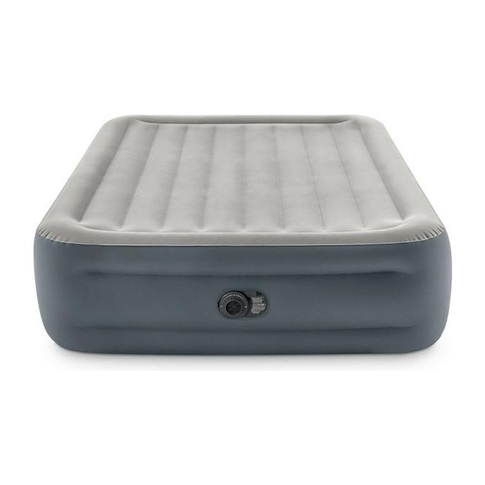 Intex 64126ND Materasso Dura-Beam Essential Rest Matrimoniale con Pompa Elettrica Incorporata 152x203x46 cm Single Matrimoniale Versione 2023