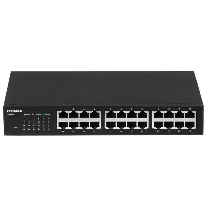 Edimax GS-1024 10-100-1000 mbps Unmanaged Ethernet Rackmount Switch