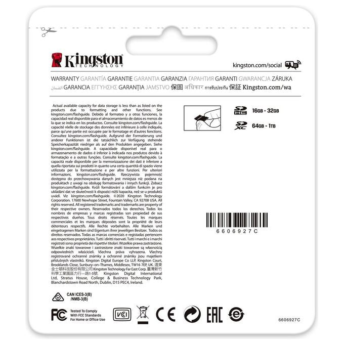 Kingston Technology Canvas Go! Plus Memoria Flash 128Gb MicroSD Classe 10 UHS-I