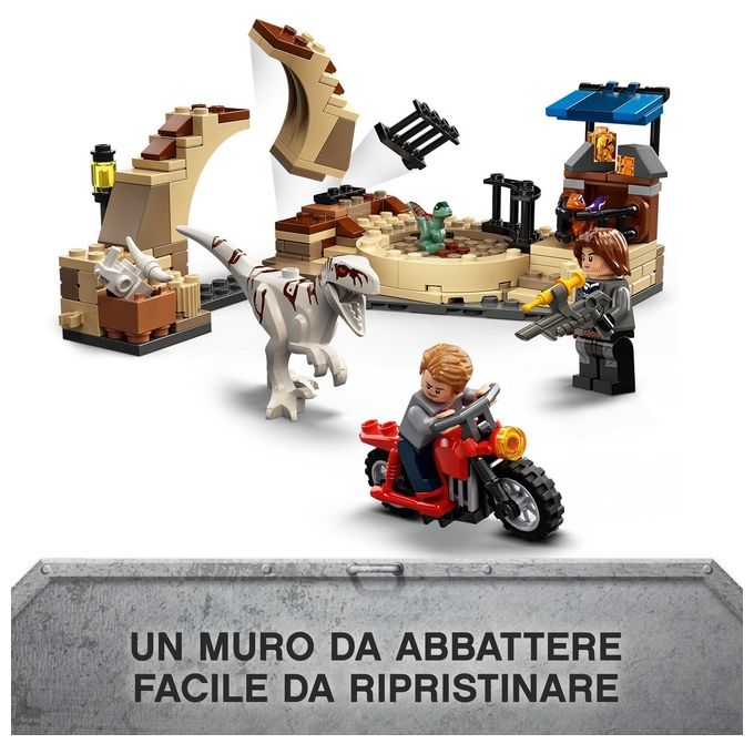 LEGO Jurassic World Atrociraptor: Inseguimento sulla Moto