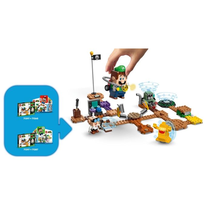 LEGO Super Mario Laboratorio e Poltergust ei Luigi's Mansion