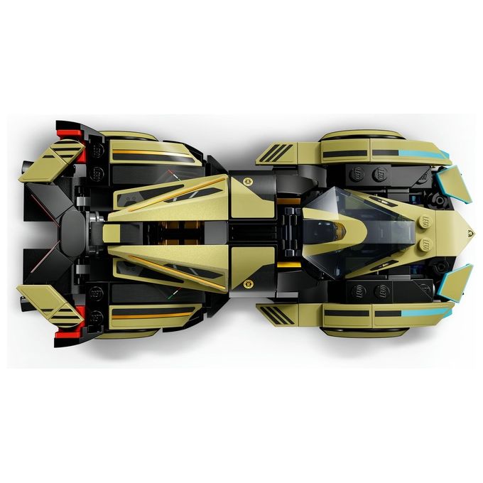 LEGO Speed Champions Super Car Lamborghini Lambo V12 Vision GT Macchina Giocattolo per Bambini da 10 Anni Modellino di Auto da Costruire con Minifigure del Pilota Idea Regalo da Collezione 76923