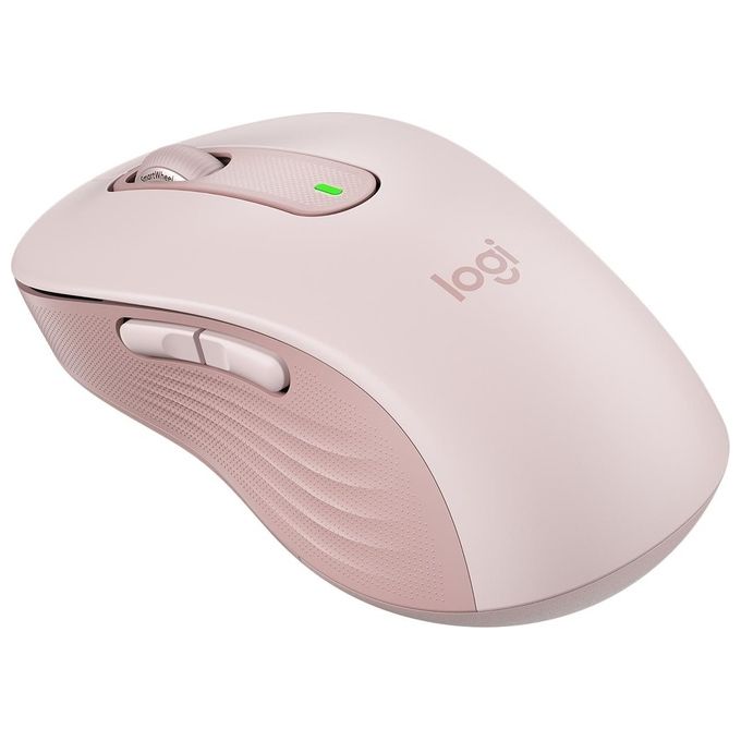 Logitech Signature M650 L Mouse Wireless Full Size Rosa