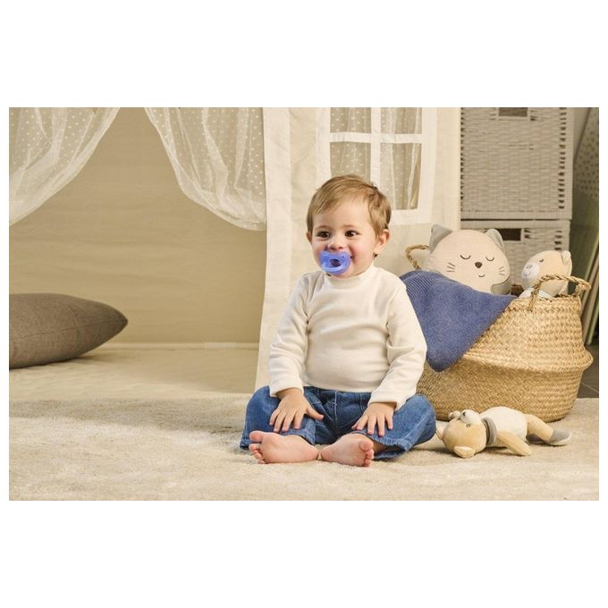 Chicco Gommotto Physioforma 2 Pezzi Bimbo Soft 6-16m Verde e Azzurro