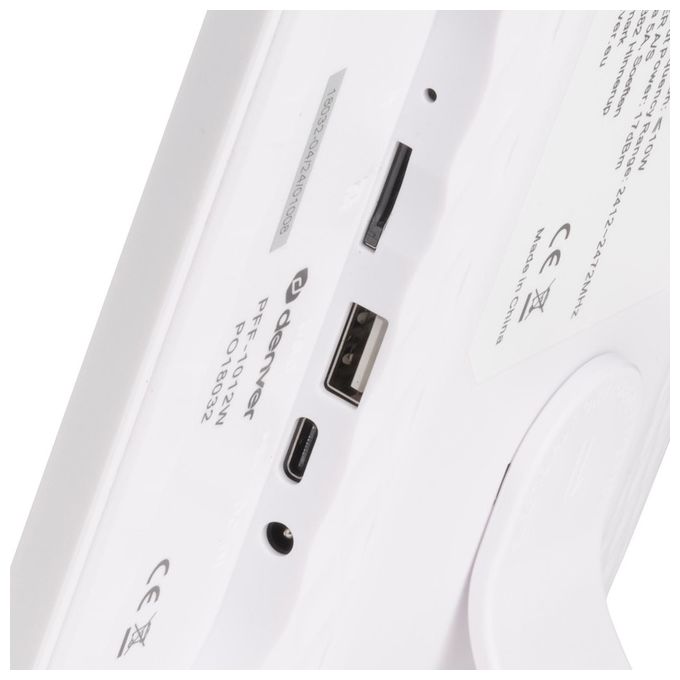 Denver Frameo PFF-1012 Cornice Digitale Wi-Fi Bianco