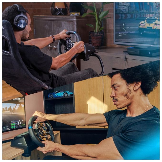 Logitech G923 TrueForce XB1 Volante da Corsa e Pedali e Driving Force Leva di Cambio Nero