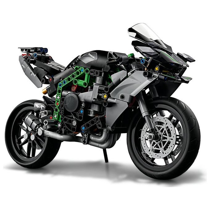 LEGO Technic 42170 Motocicletta Kawasaki Ninja H2R, Giochi per Bambini 10+, Modellino di Moto Giocattolo in Scala da Costruire