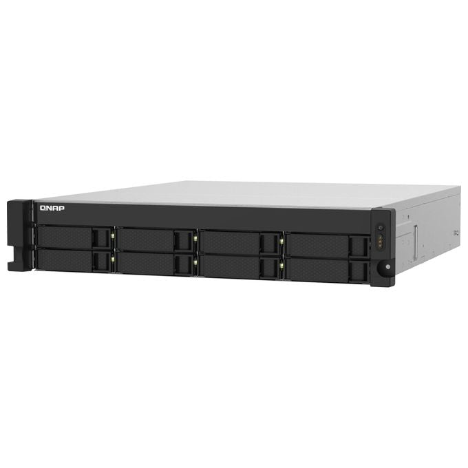 Qnap TS-832PXU-RP AL324 Collegamento Ethernet Lan Armadio 2U Nero Nas