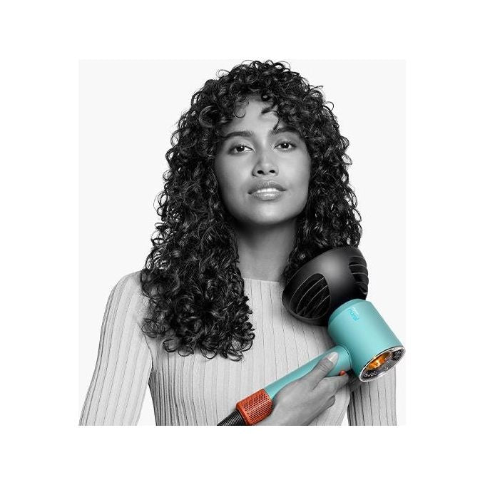 Dyson Super Sonic Nural Asciugacapelli 1600W 4 Temperature con Accessori Acquamarina
