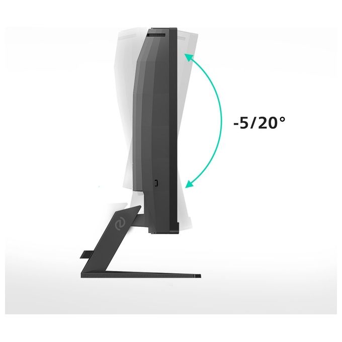 Philips Evnia 3000 32M2C3500L Monitor Gaming Curvo 32'' QHD 180Hz 05ms FreeSync Premium HDR10 grigio scuro