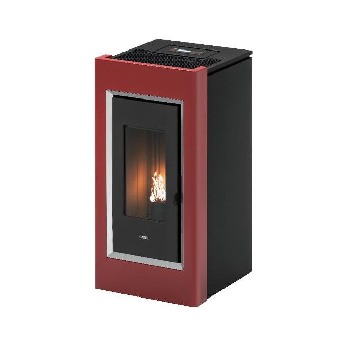 Cadel Stufa a Pellet Prince 11 Rosso