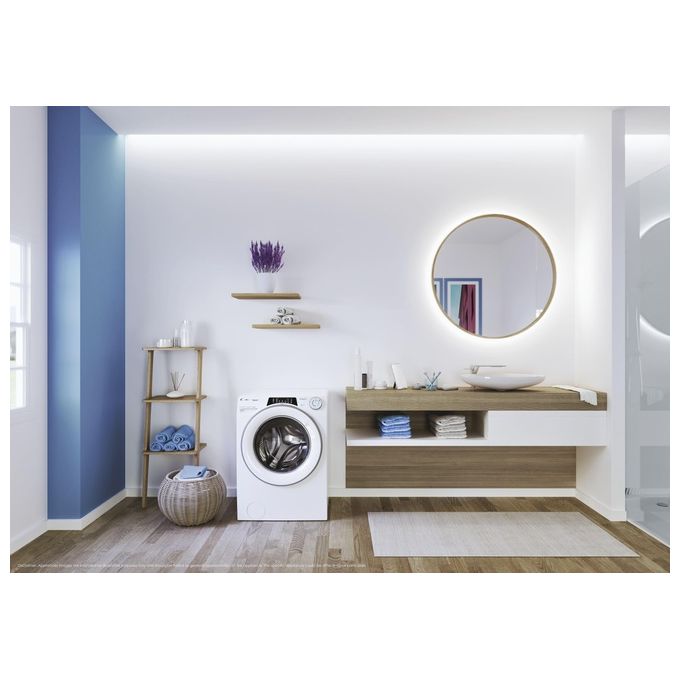 Candy RapidÓ ROW4854DWMST-1-S Lavasciuga Libera Installazione Caricamento Frontale Bianco Classe Energetica D