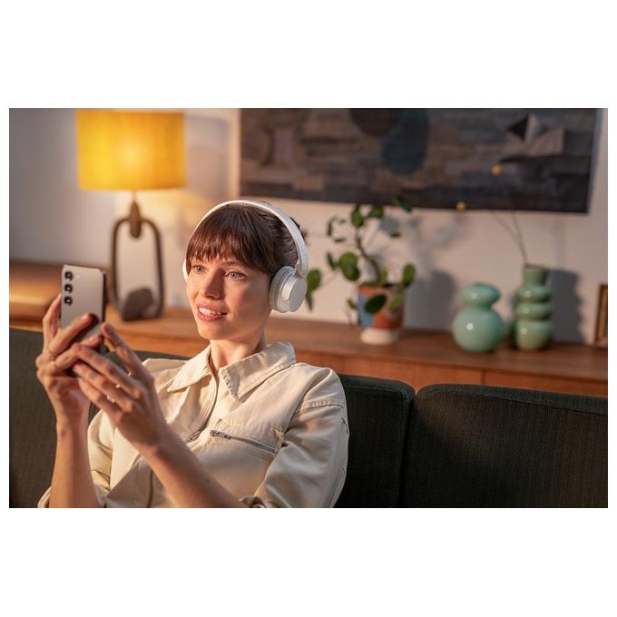 Philips Cuffia On-ear Wireless White