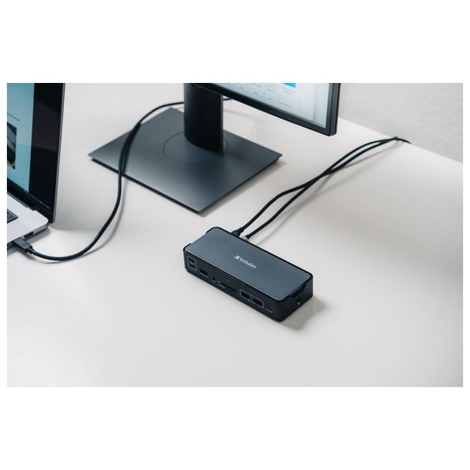 Verbatim CDS-15 Cablato USB 3.2 Gen 1 Type-C Nero-Grigio