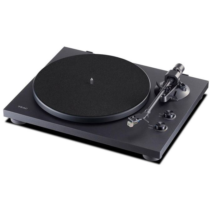 Teac TN280BTB Giradischi a Cinghia 33-45 con Uscita Phono Linea ed Usb Nero