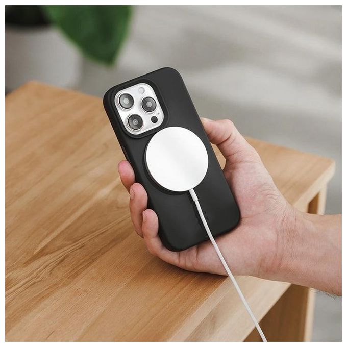 Woodcessories Bio Case MagSafe per iPhone 15 Pro Max Nero