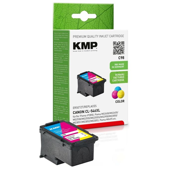 KMP C98 Cartuccia Colore Compatibile con Canon CL-546 XL