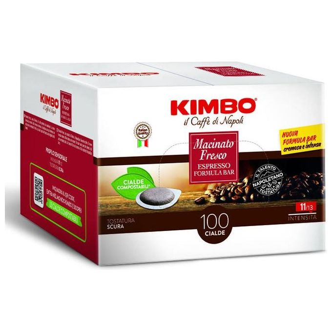 Kimbo Cialda Macinato Fresco 014297 Espresso Compostabile 100pz
