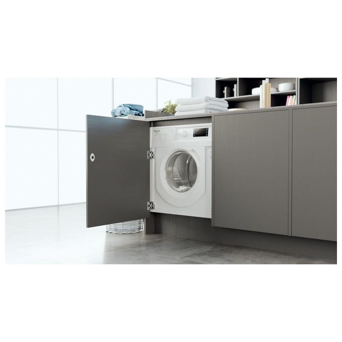 Hotpoint BI WMHG 71483 EU N Lavatrice da incasso Frontale 7 Kg 1400 rpm Classe D Motore Inverter 14 Programmi (81.5x59.5x54.5 cm) colore Bianco