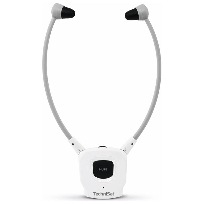 Technisat Stereoman ISI 3 Cuffie Wireless Stereo per TV Bianco