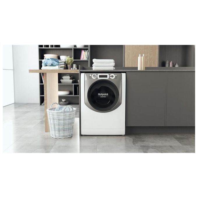 Hotpoint AQ104D497SD EU-B N Lavatrice Carica Frontale Steam Refresh Vapore Igienizzante Classe energetica B Capacita' di carico 10 Kg Centrifuga 1400 giri Motore Inverter