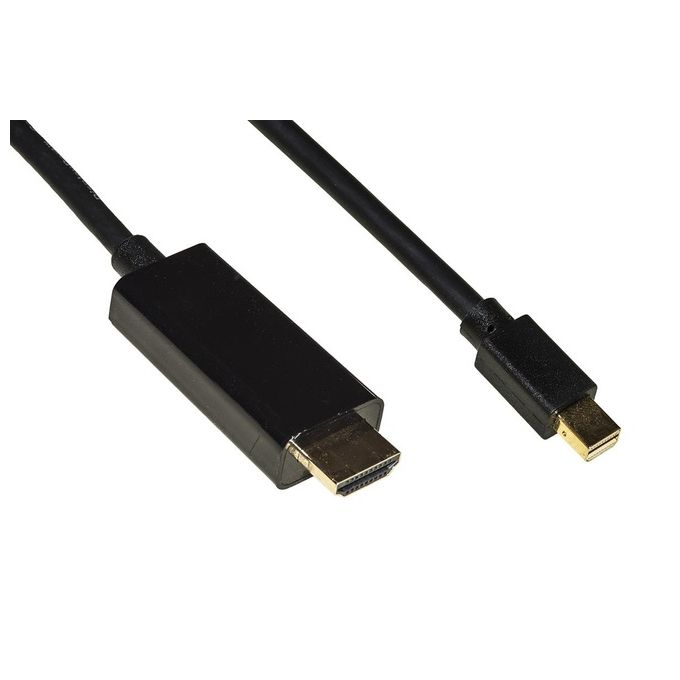 Link cavo mini displayport 1.4 - hdmi 2.0 contatti dorati 4kx2k 60hz 18gbps hdr rgb 4:4:4 mt 3