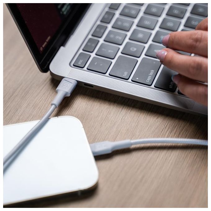 Green Cell Cavo 100cm da Usb-C a Lightning MFI Bianco