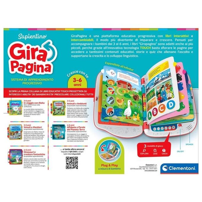 Clementoni Prescolare Sapientino Girapagina