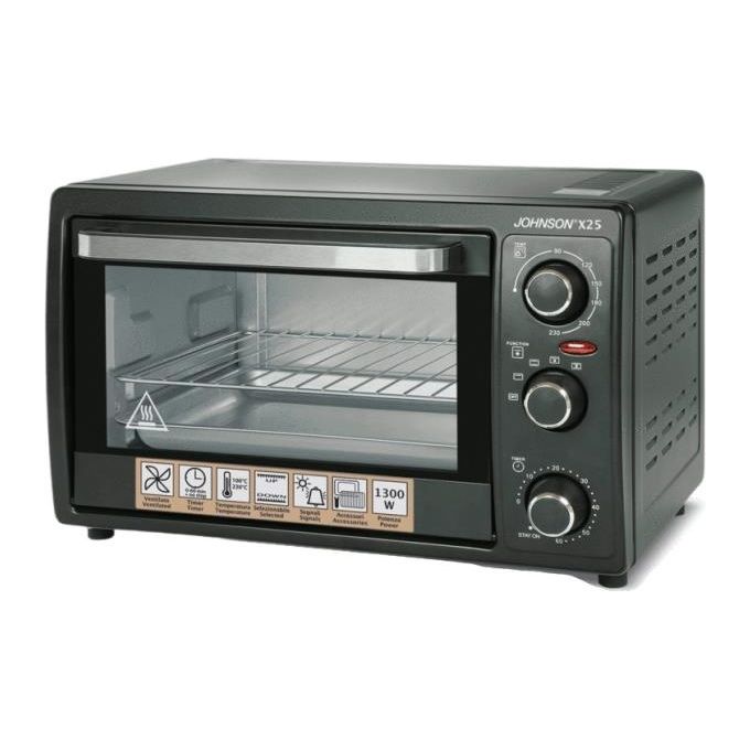 Johnson X25 Fornetto Elettrico 25 Litri Statico e Ventilato