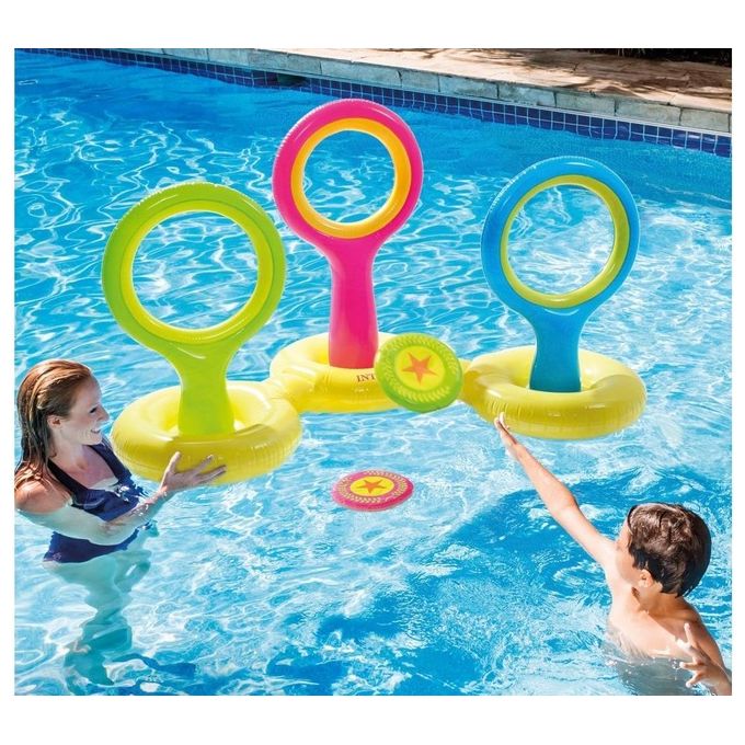 Intex Gioco del Disco per Attivita' Acquatiche e Divertimento in Piscina con Design Colorato e Resistente