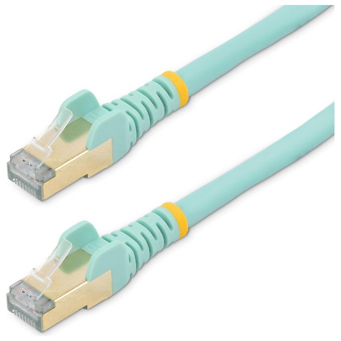 Startech.com Cavo Patch Cat6a da 1,5mt Schermato Stp Filo di Rame Connettore Antistrappo Acqua