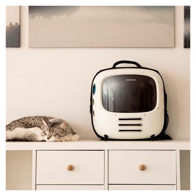 Cecotec Pumpa1800 Travel Fan Zaino Trasportino Animali con Ventilazione