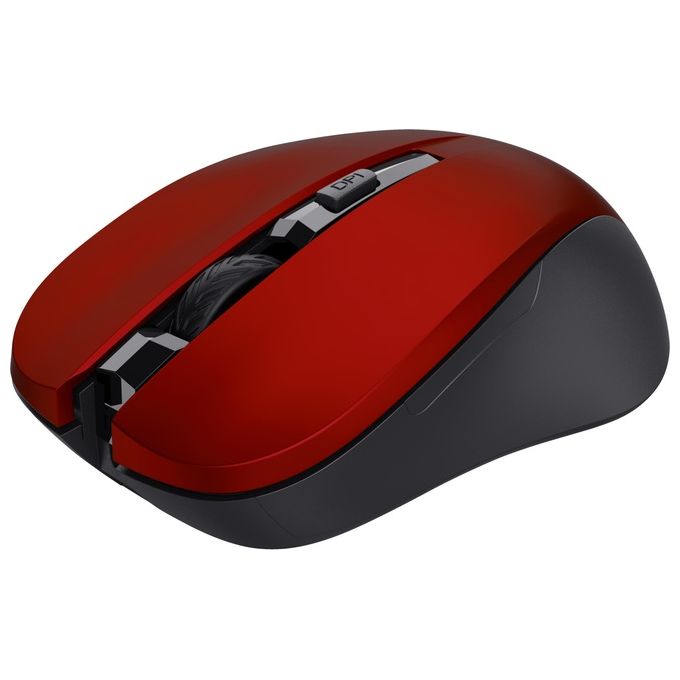 Trust Mydo Silent Click Mouse Ambidestro RF Wireless Ottico 1800 DPI Rosso