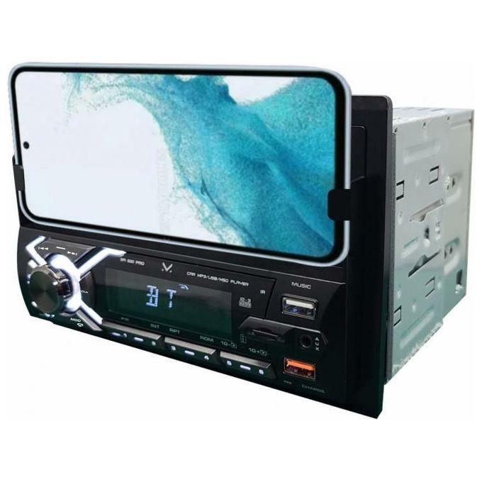 New Majestic Lettore Car SA-600 Pro Bluetooth Doppio Din Supporto Smartphone Senza Radio