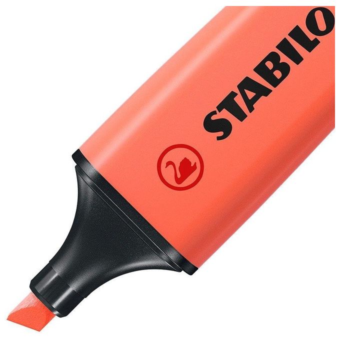 Stabilo Confezione 10 Evidenziatori Boss Pastel Rosa Corallo